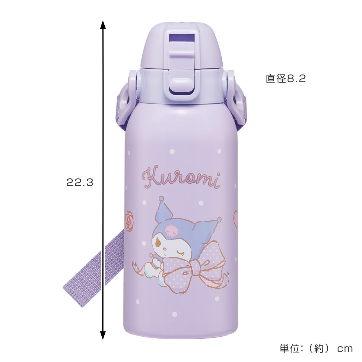 水筒 600ml ダイレクトボトル カラフルピーチ25 （ カラピチ 保冷 直