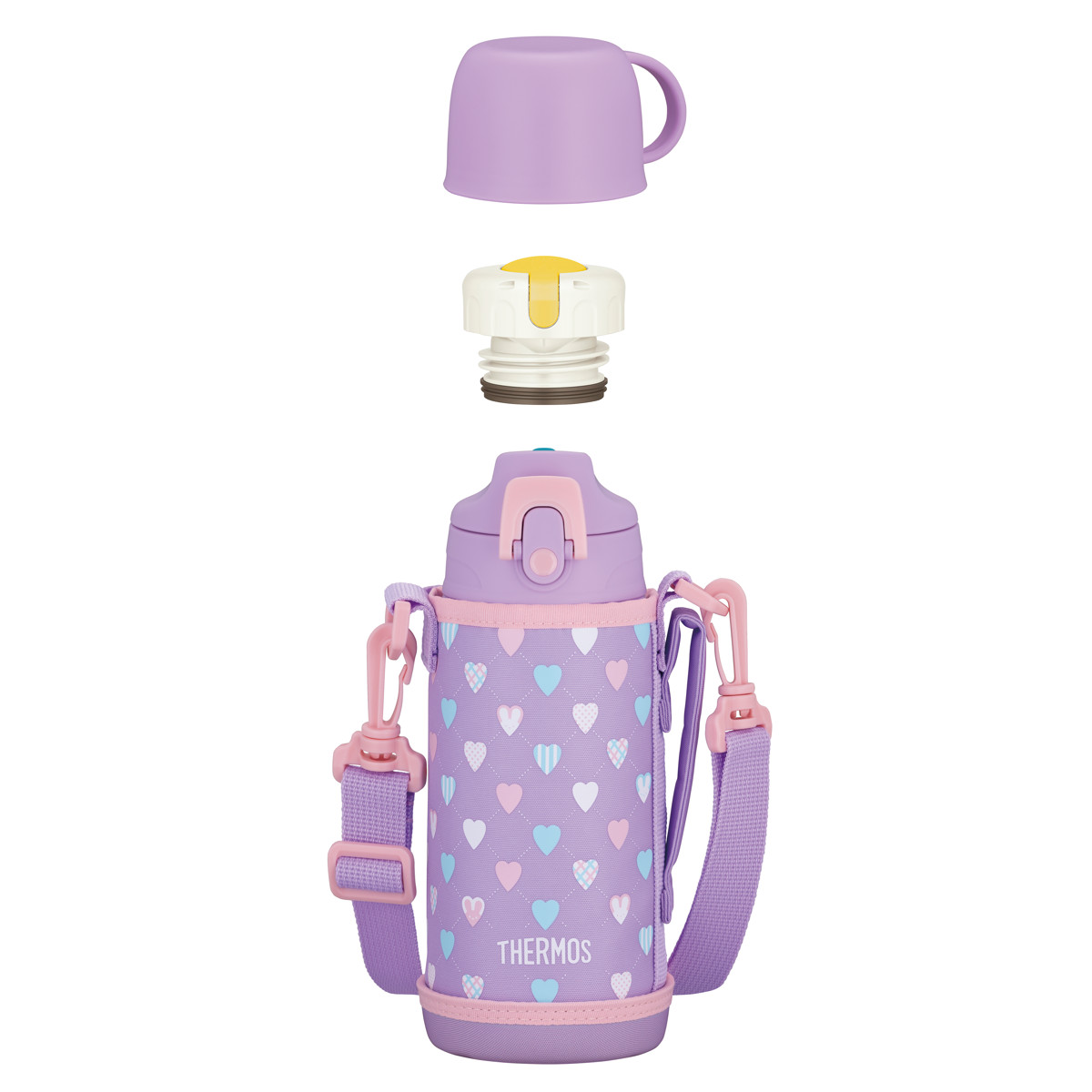 THERMOS（サーモス） 水筒 600ml 真空断熱2ウェイボトル FJJ-602WF