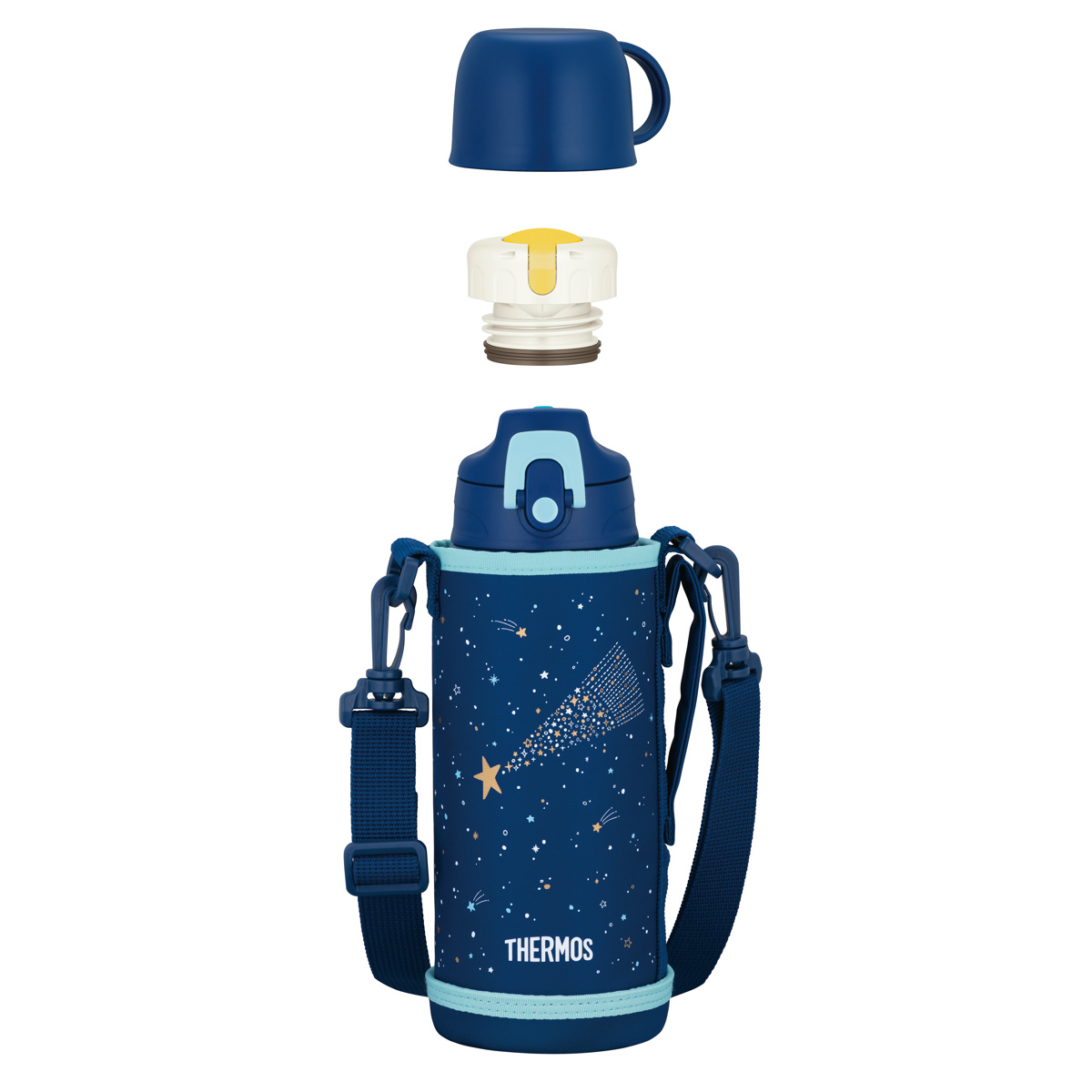 THERMOS（サーモス） 水筒 800ml 真空断熱2ウェイボトル FJJ-802WF