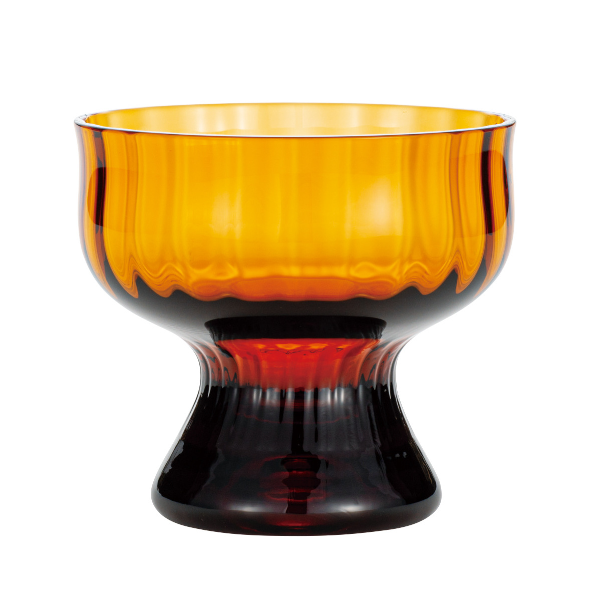 廣田硝子 グラス BYRON サンデー アンバー クリア モール （ ガラス