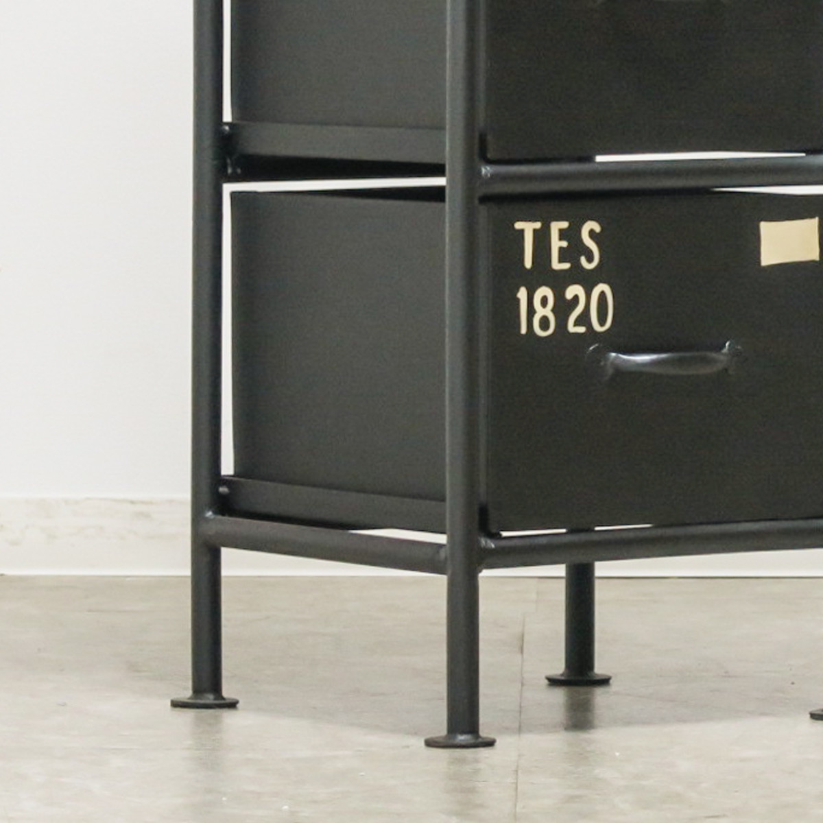 スチールチェスト 横型 幅111cm 引出し12杯 インダストリアル 完成品