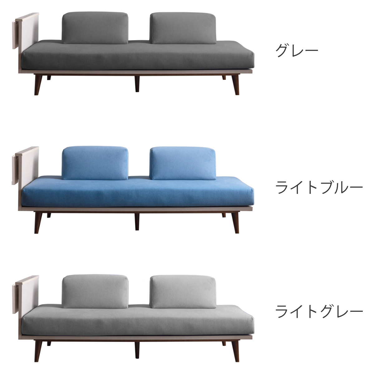 ソファ 3人掛け ポケットコイル サイドテーブル付 （ ソファー