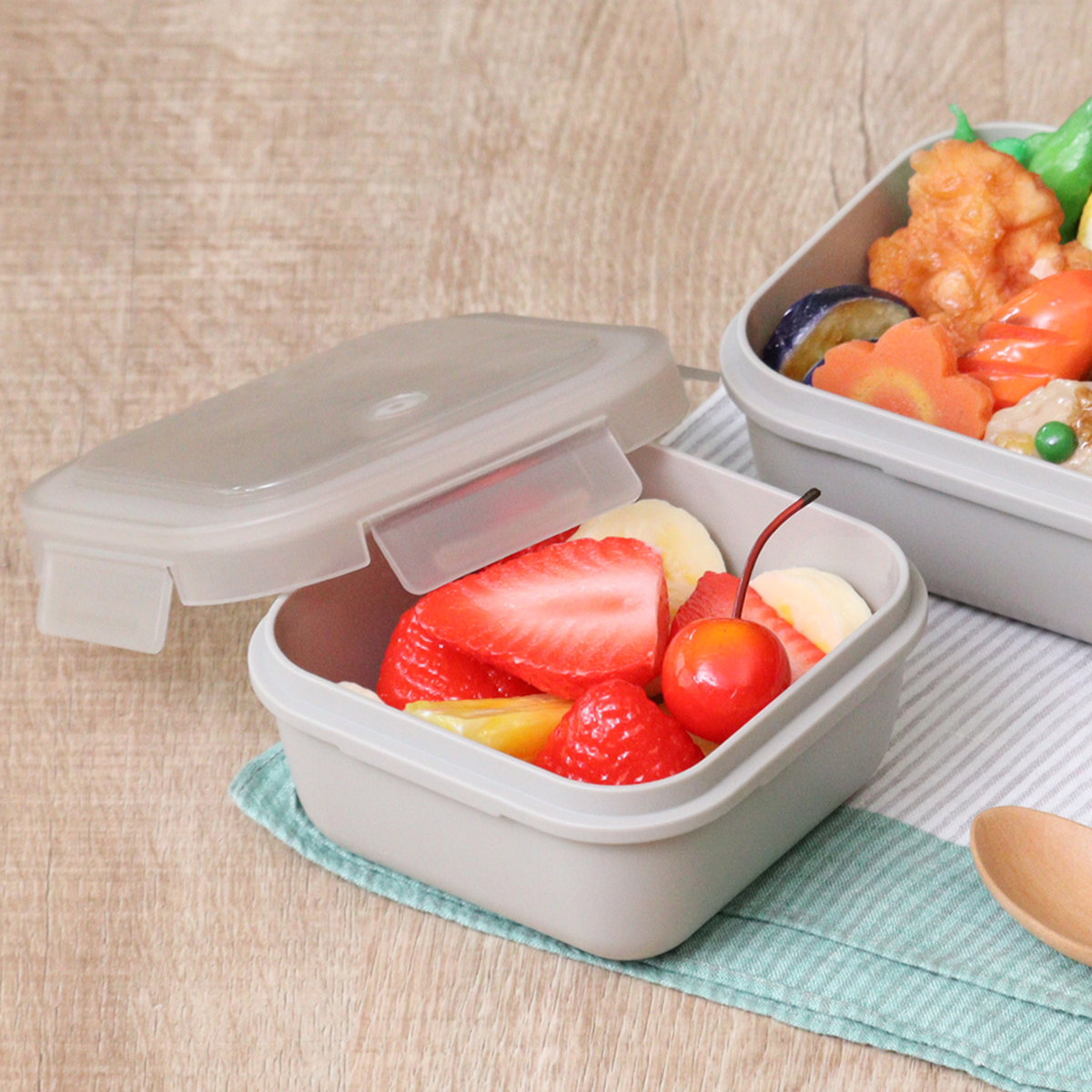 アスベル（ASVEL） 弁当箱 280ml ランタス 1段 パッキン一体型