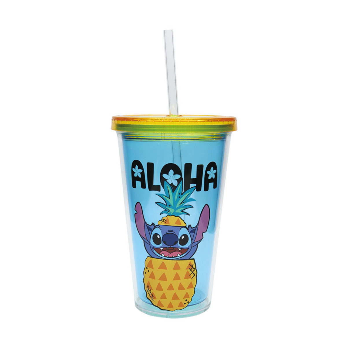 大西賢製販 タンブラー 550ml スティッチ ストロータンブラー