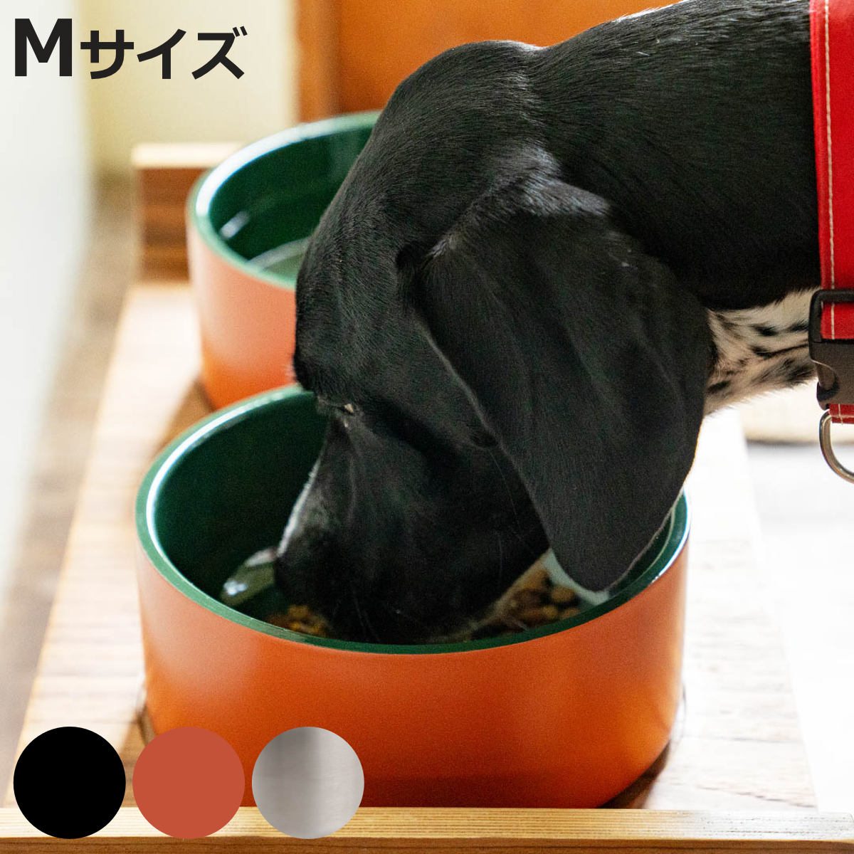 フードボウル M DULTON ダブルウォール ドッグボウル （ ダルトン ステンレス ペットボウル ペット用品 保温 保冷 ペット用食器 ）
