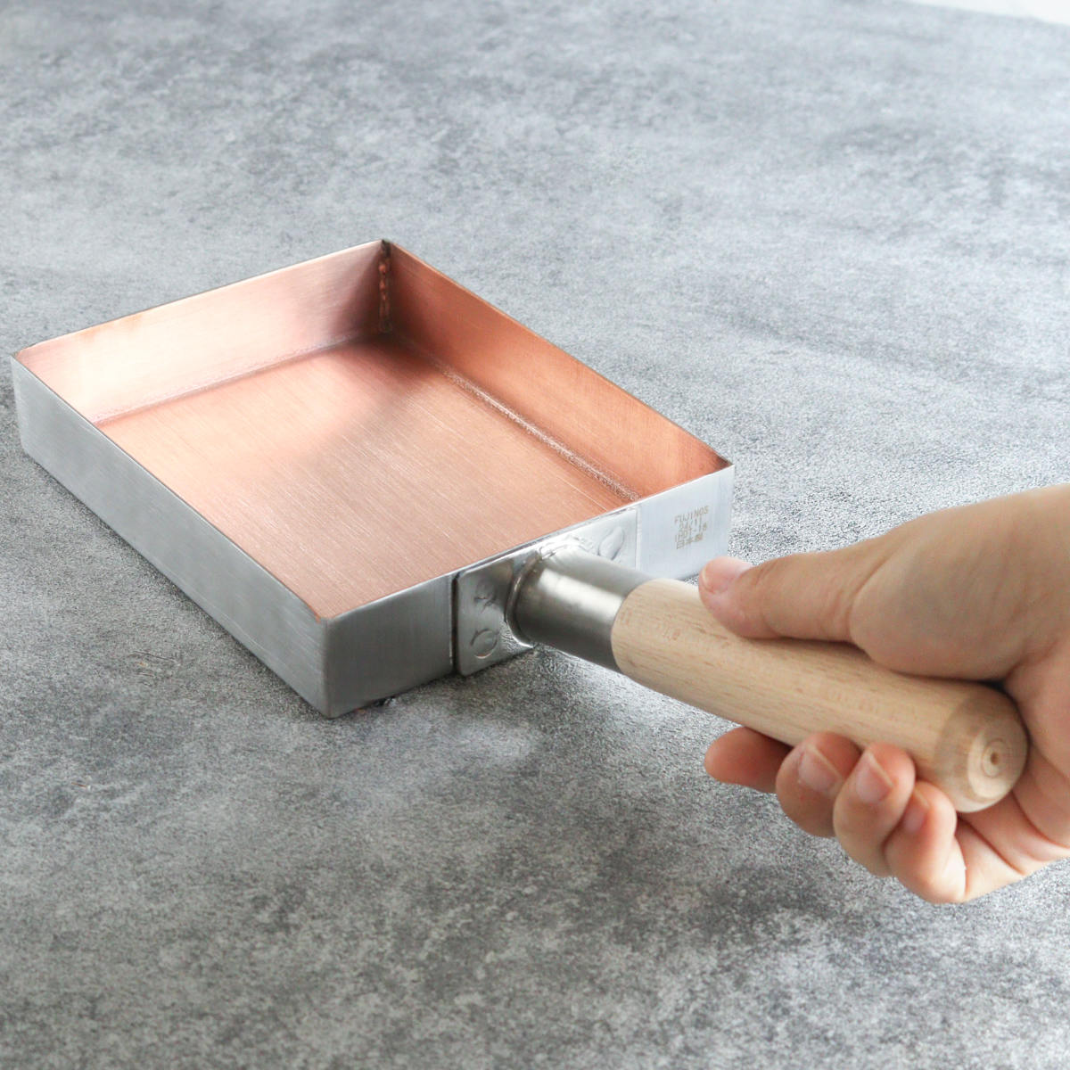 フジノス 卵焼き器 13×18cm IH対応 銅 ステンレス二層鋼 こだわりの
