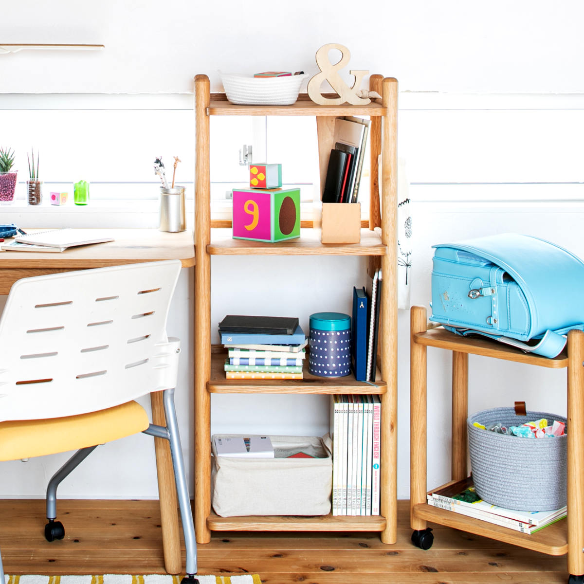 オープンラック 幅50cm 高さ115cm 書棚 パルレ （ ラック 棚 シェルフ