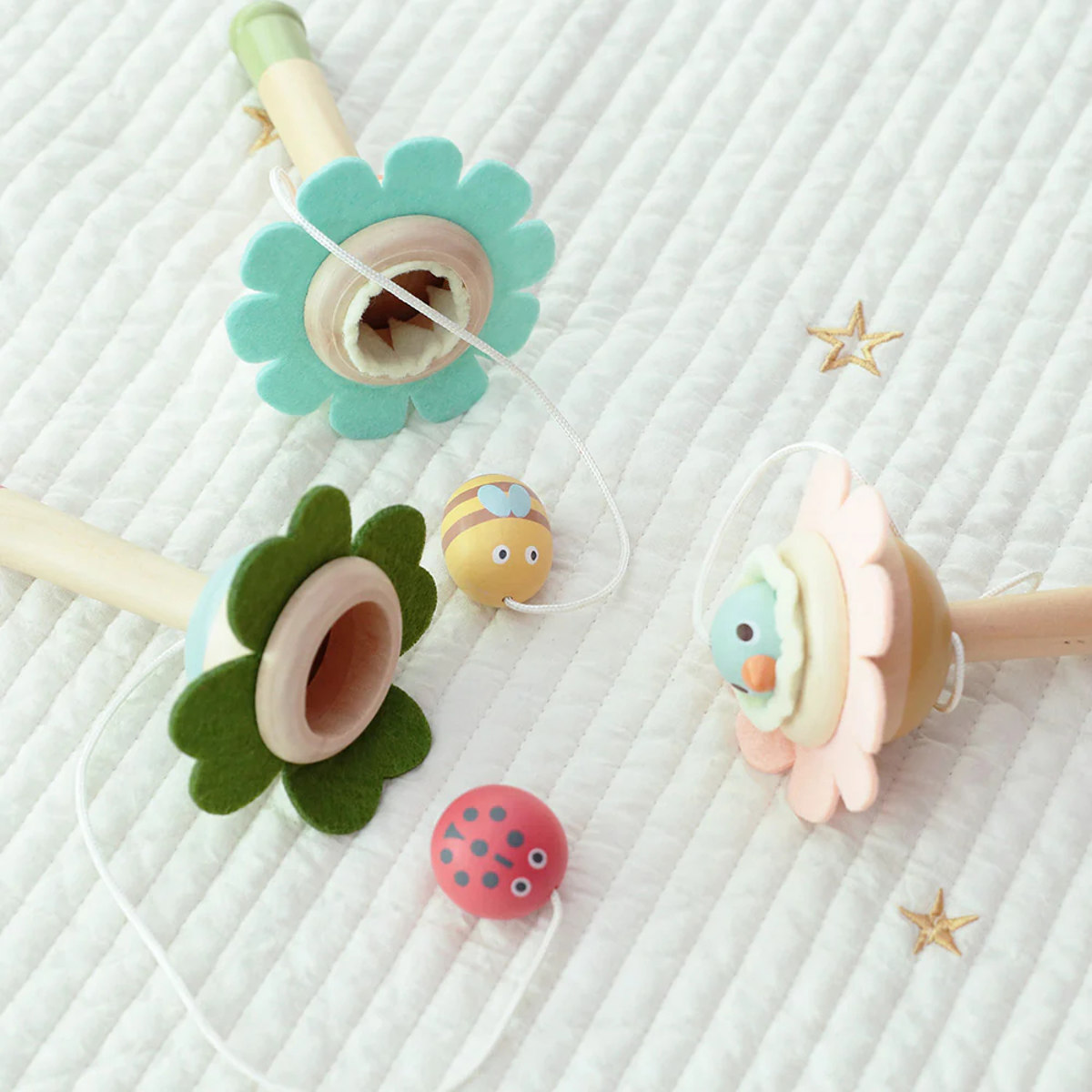 けん玉 子ども用 かわいい ベビー レディバード バード ビー ( 木製 おもちゃ Adnil LAND キッズ 木のおもちゃ 玩具 オモチャ 出産祝い )