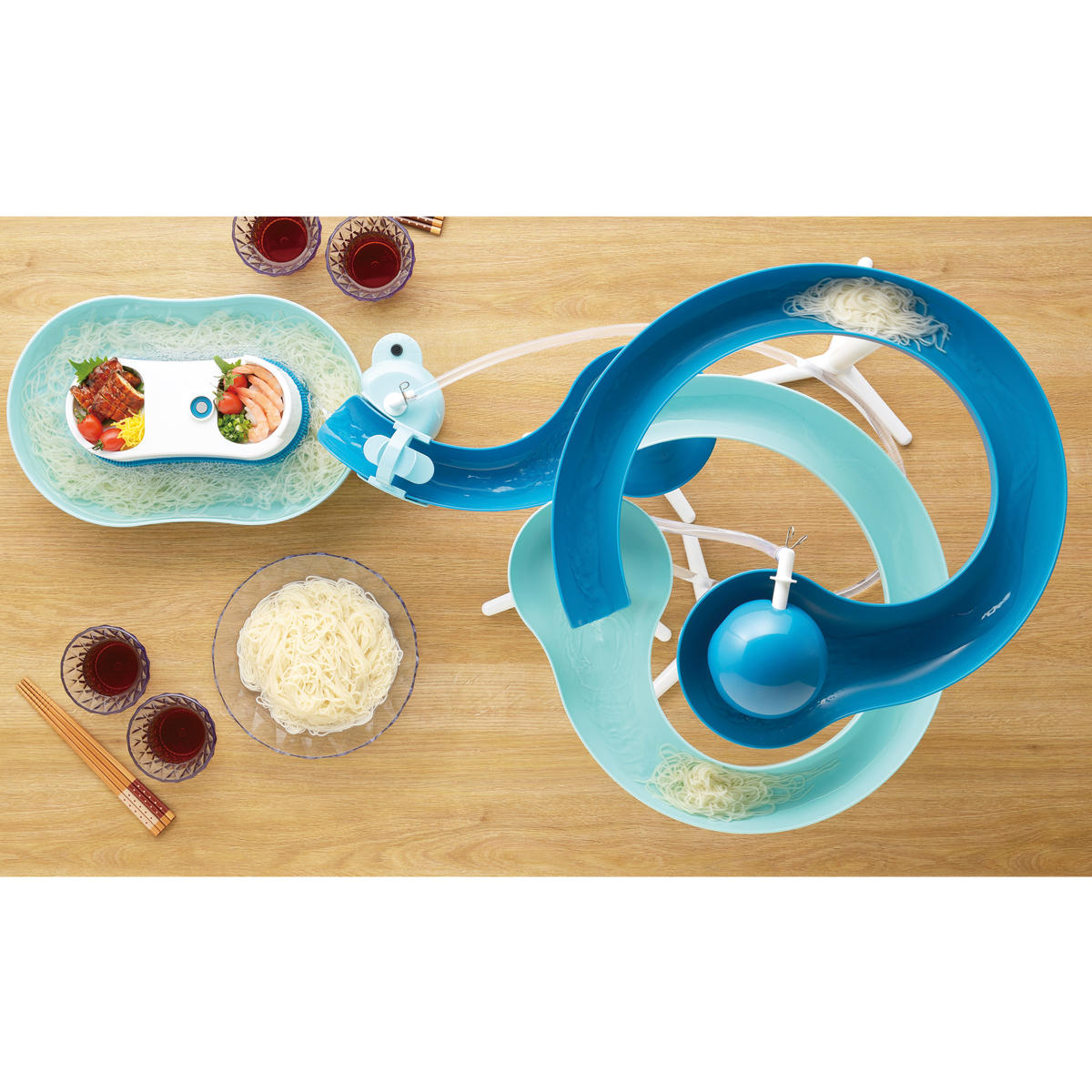 パール金属 流しそうめん器 流麺 ツイストスライダーそうめん流し器