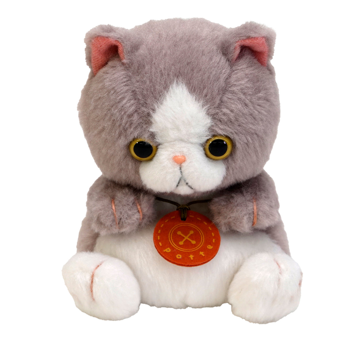 ぬいぐるみ potte エキゾチックショートヘア （ ヌイグルミ 動物 猫 ねこ 手のひらサイズ ふわふわ 雑貨 インテリア アニマル プレゼント かわいい ）