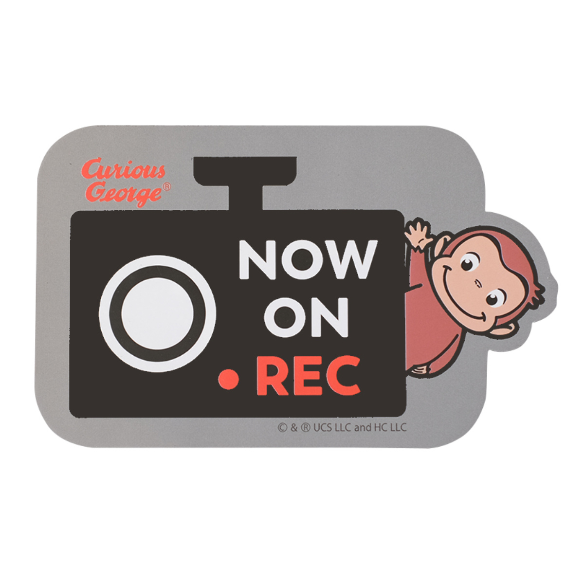 カーサイン おさるのジョージ マグネット ベイビー キッズ REC （ セーフティ サイン 車 赤ちゃん ベビー 幼児 キャラクター ジョージ かわいい ） | nicott | 03