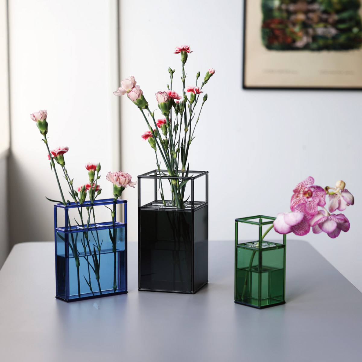 magnet 花瓶 マーハ ベース グリーン （ 花ビン 花びん 花器 フラワー