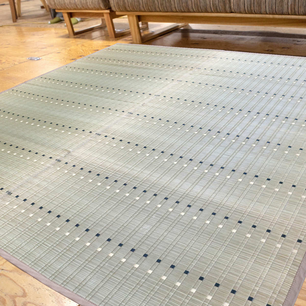 い草ラグ 西陣 191×250cm 掛川織 花ござ （ い草マット い草カーペット カーペット ラグ ござ ）