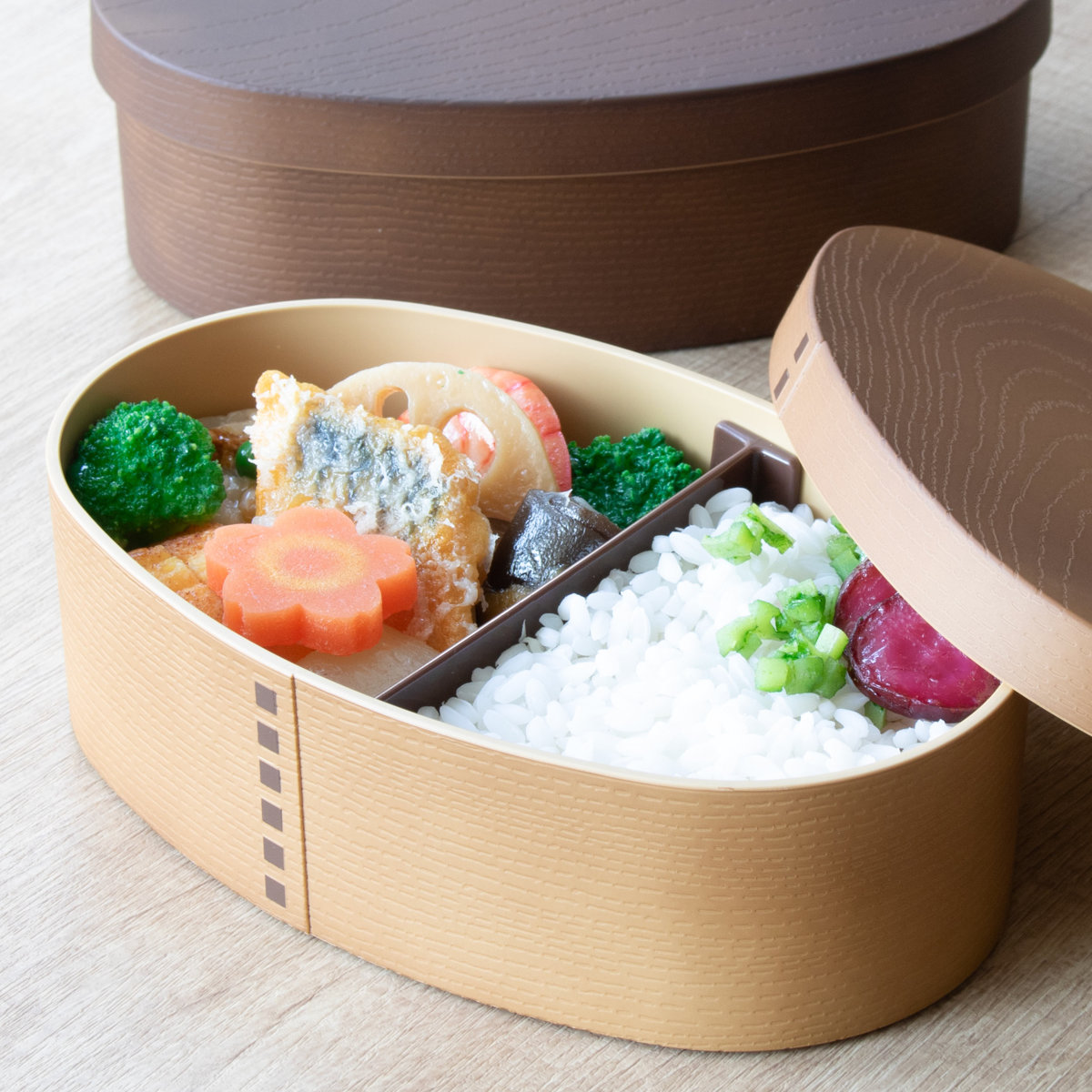 EARTH COLOR 弁当箱 780ml Woody 抗菌わっぱ弁当L （ お弁当箱 ランチ