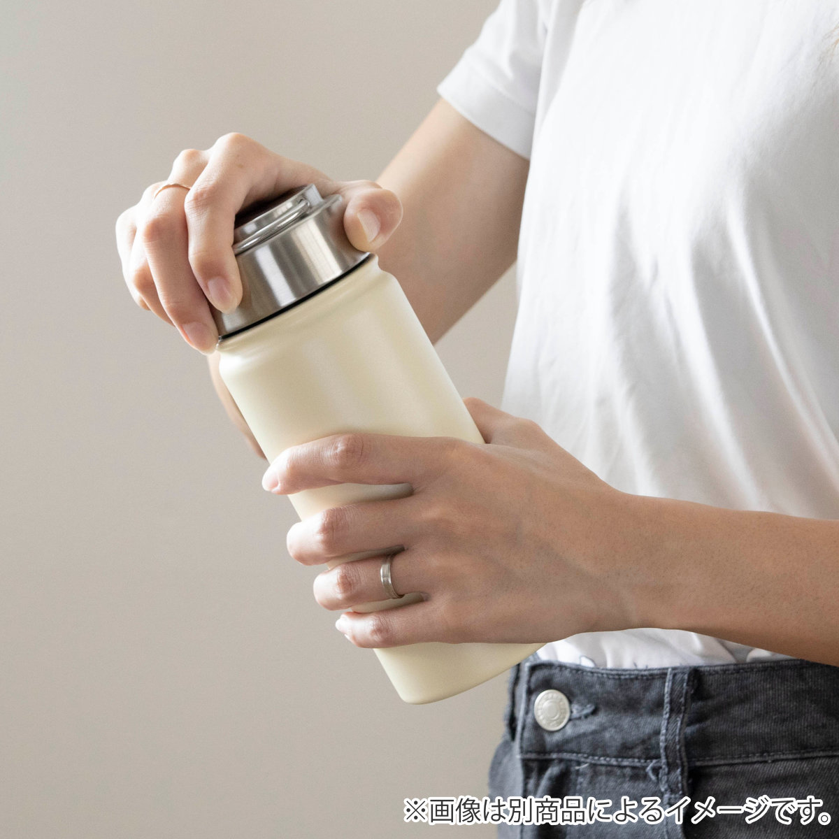 水筒 700ml ensemble ステンレスボトル （ 直飲み 保温 保冷 ハンドル