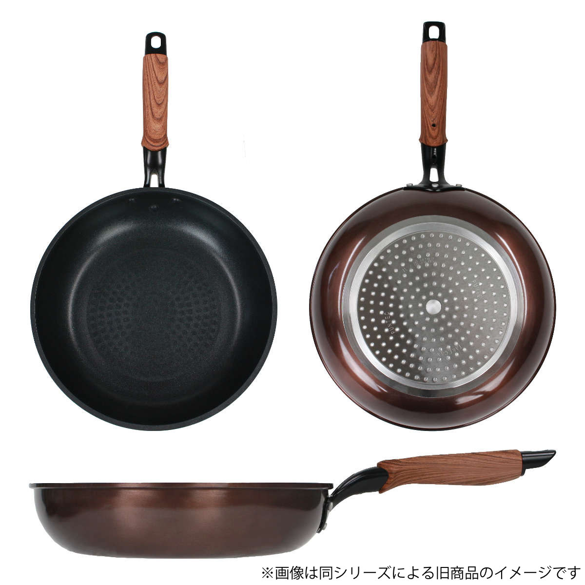 竹原製缶 フライパン 28cm IH対応 和楽亭 絢 日本製 （ ガス火対応