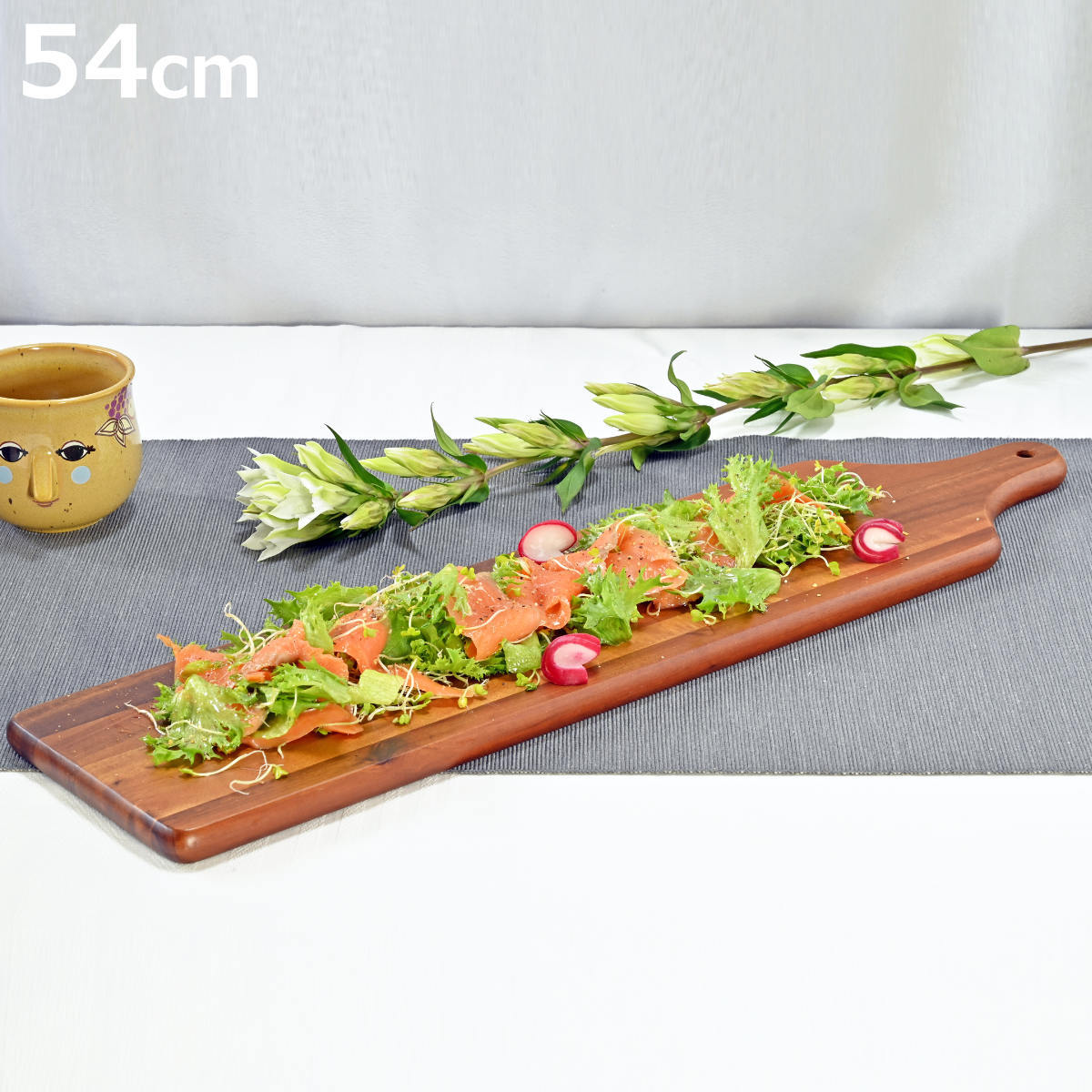 カッティングボード アカシア ロングボード 幅54cm （ 木製 ボード 角