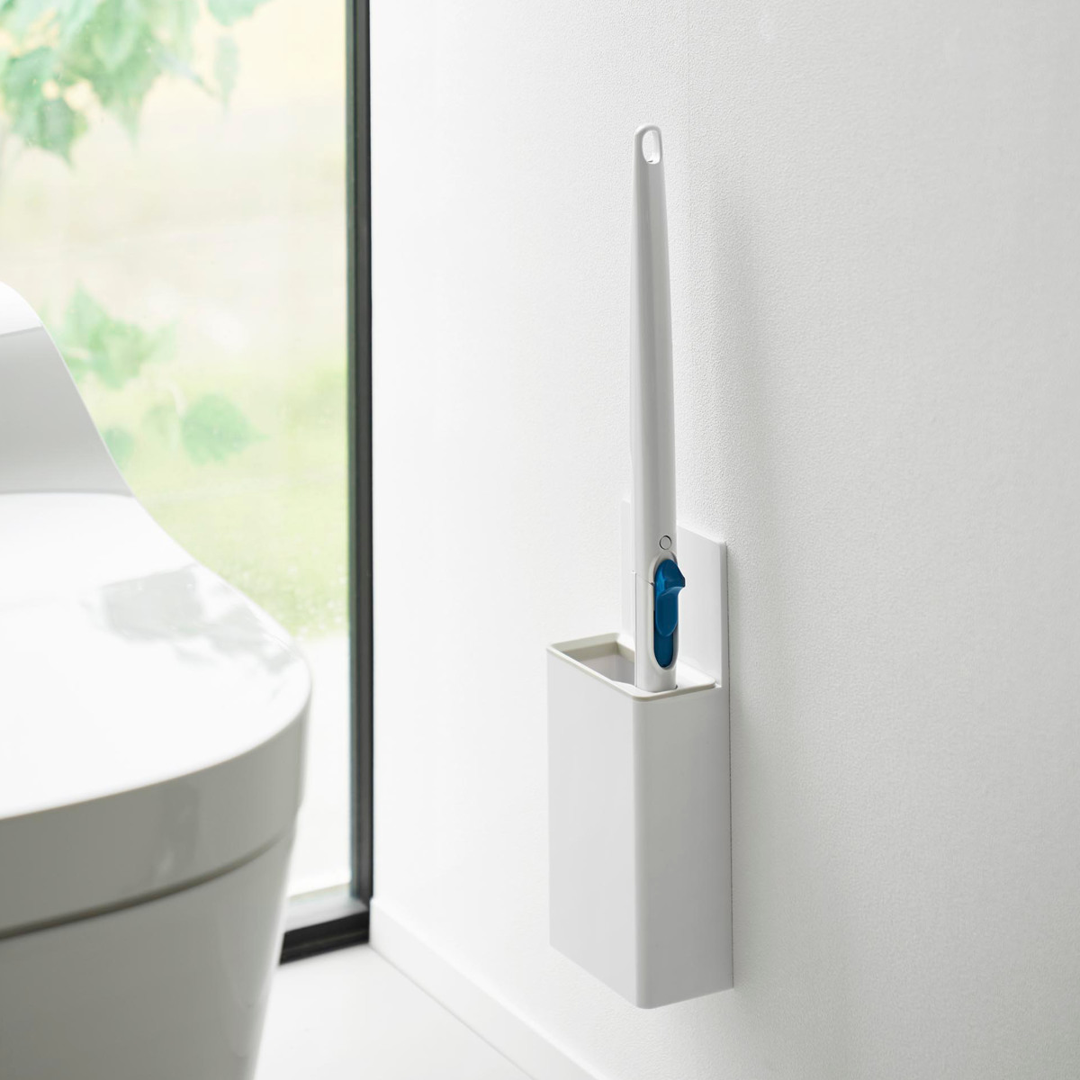 Plate(山崎実業) 山崎実業 Plate ウォール流せるトイレブラシホルダー