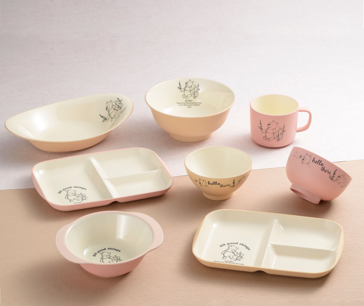 カノー 汁椀 茶碗 Pooh Bee キッズセット20 くまのプーさん （ BPA