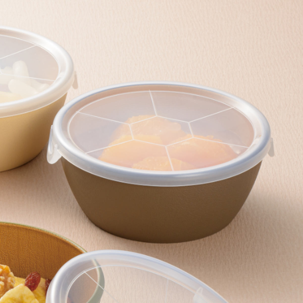 カノー ボウル earth color 抗菌 ラップフリーボウル （ BPAフリー