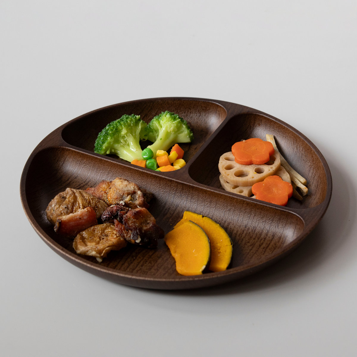 カノー ランチプレート Woody （ 電子レンジ対応 食洗機対応 日本製