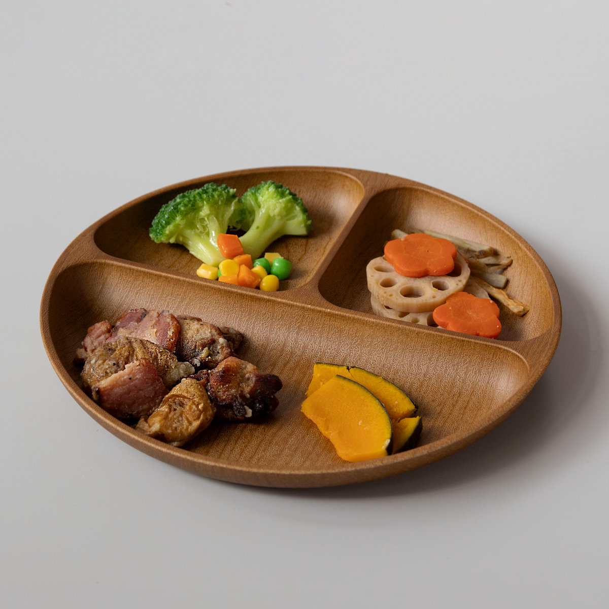 カノー ランチプレート Woody （ 電子レンジ対応 食洗機対応 日本製