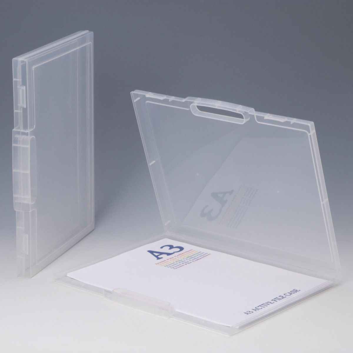 作品収納 A3 アクティブファイルケース 35型 子ども クリアケース