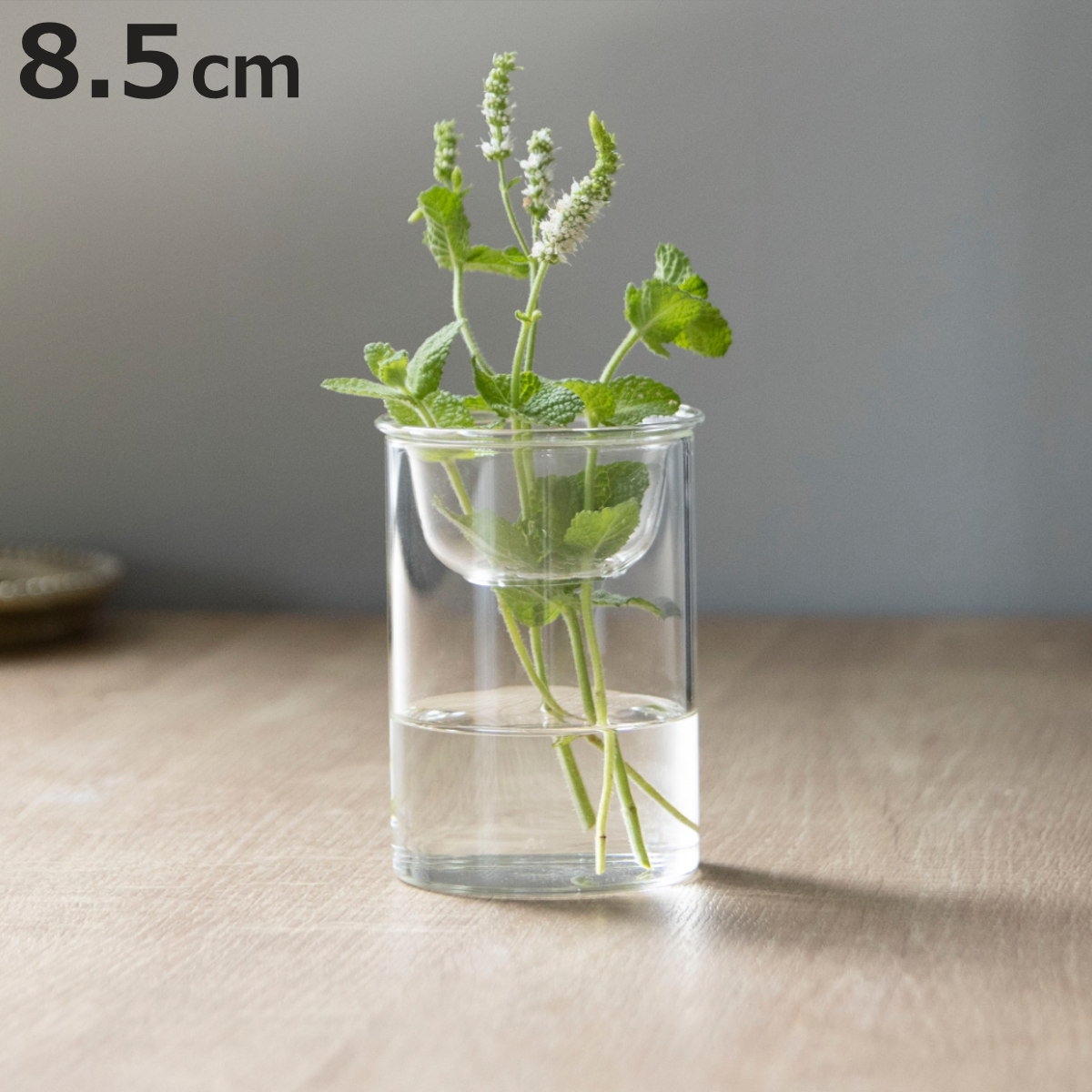 クリアガラス 小花瓶 水挿し インテリア 花瓶 MINI BULB VASE 水栽培ガラスベース 8.5cm 水耕栽培 （ 花器