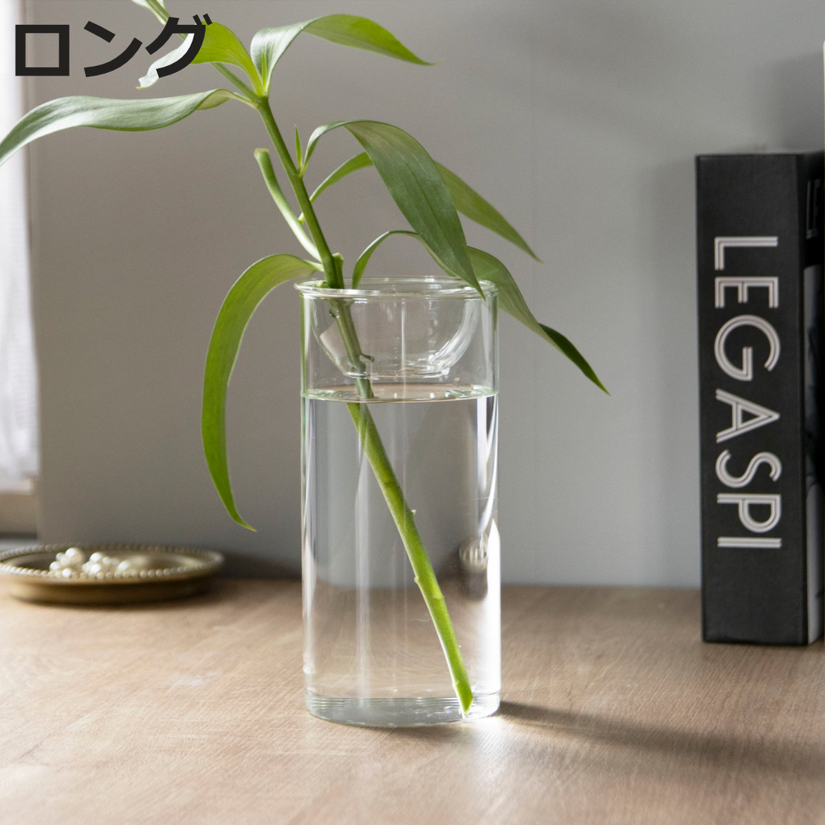 花瓶 BULB VASE 水栽培ガラスベース ロング 水耕栽培 （ 花器 ガラス 