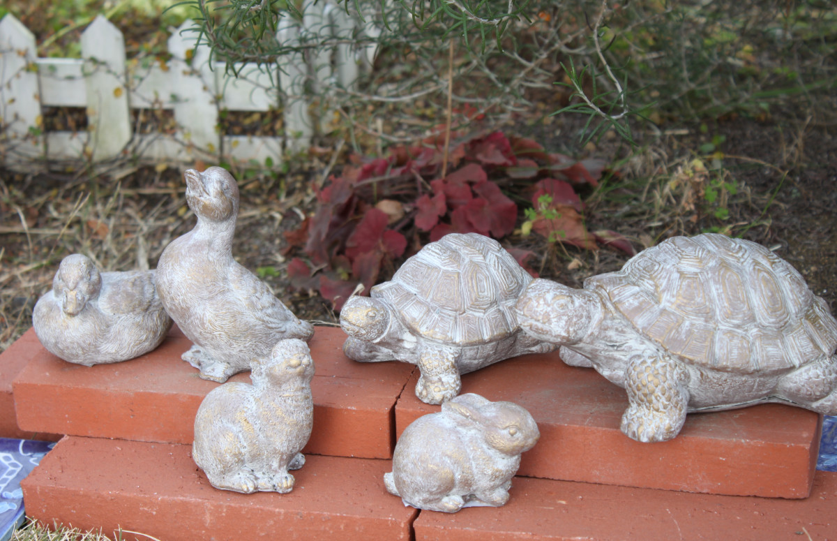 オブジェ デコール セメントオブジェ ラビット A （ 置物 ウサギ