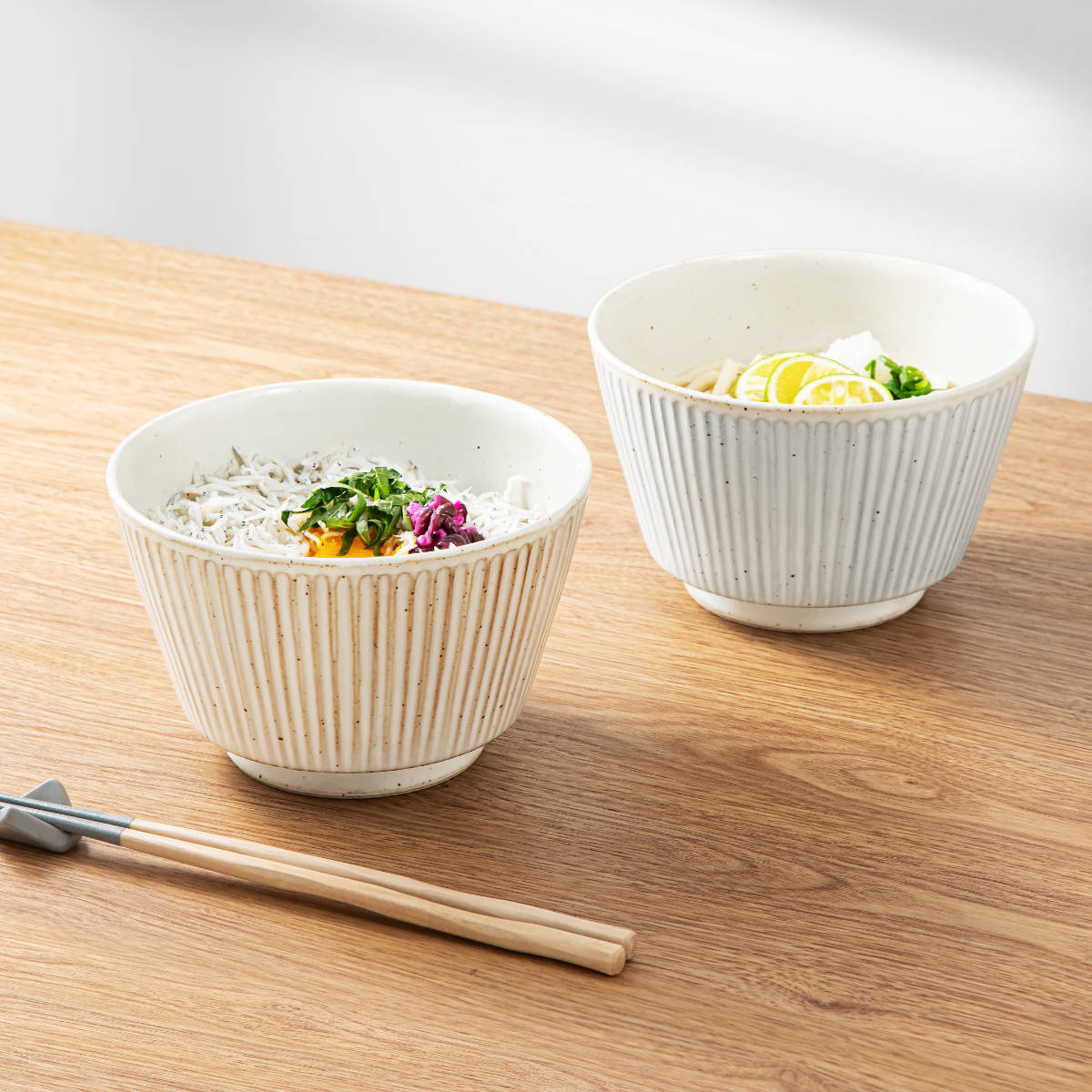 ＆NE ハレとケ 波佐見焼 どんぶり （ 電子レンジ対応 食洗機対応 磁器