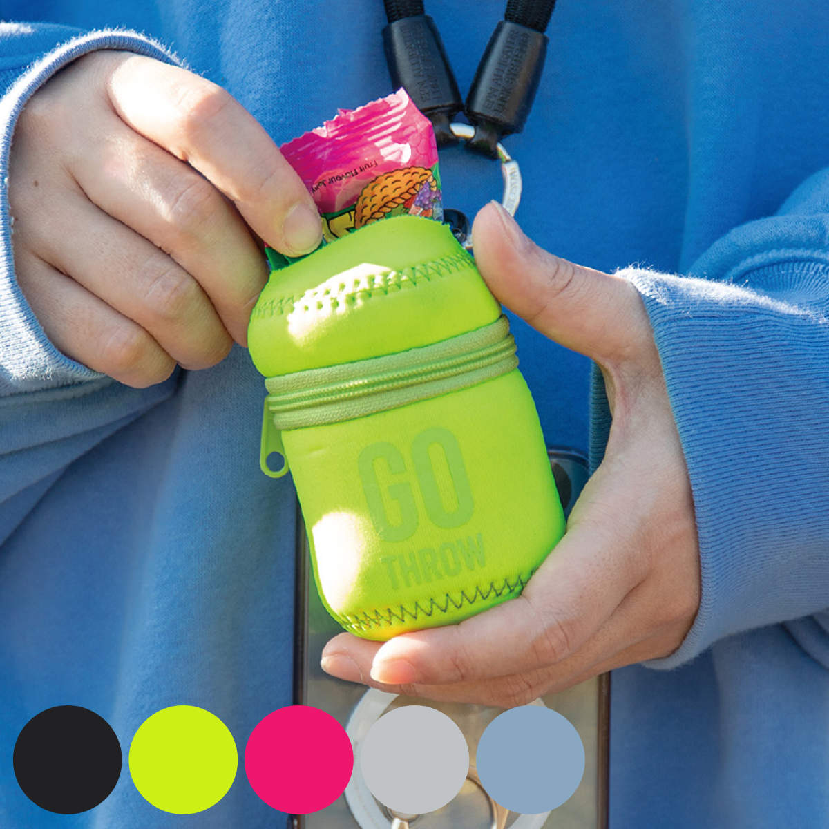 携帯ゴミ箱 GO THROW 携帯ゴミ入れ ポッシュ （ 持ち運び 携帯用 ゴミ箱 ゴミ入れ 小物入れ ミニポーチ ケース レジャー ）