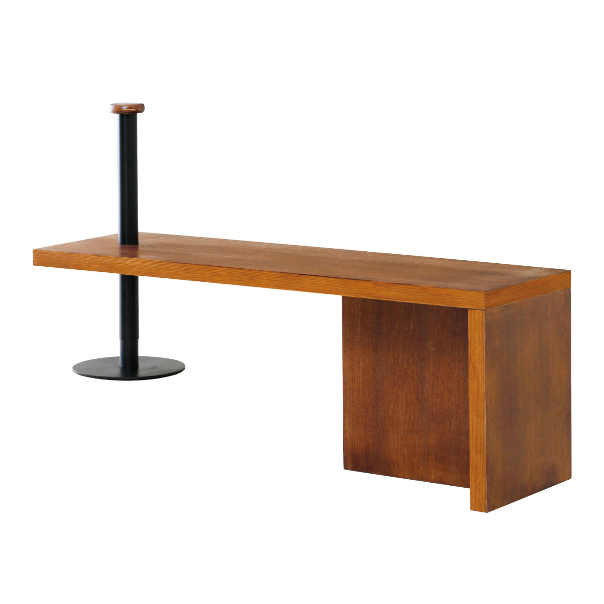 弘益 玄関ベンチ 幅115cm 補助ポール付 框のせ玄関ベンチ 4070