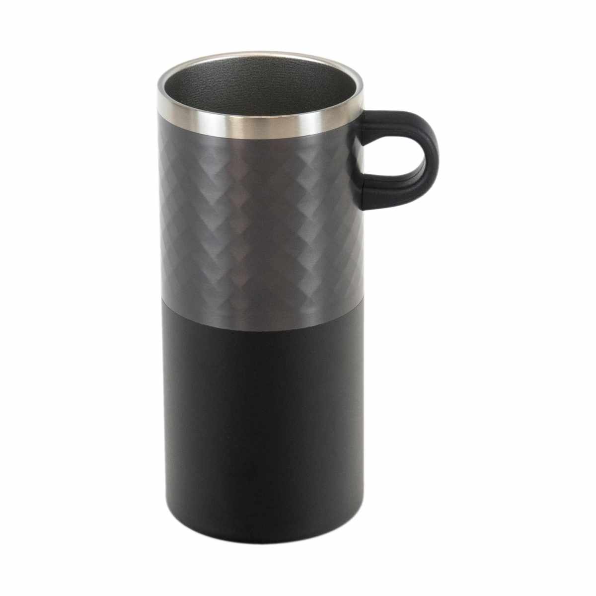 タンブラー 500ml フォルテック 取っ手付 缶ホルダー （ ステンレス 保温 保冷 真空断熱構造 缶 ホルダー ビール カン かん カバー ） | ブランド登録なし | 02