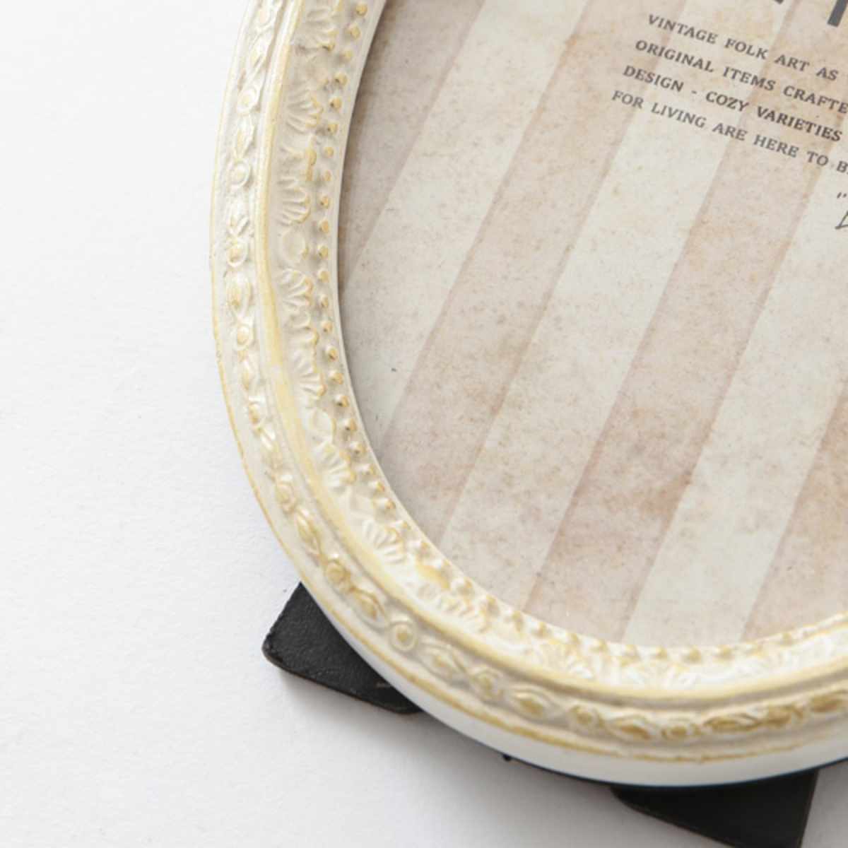 フォトフレーム オーバルリボンフォトフレーム レジン （ 写真立て