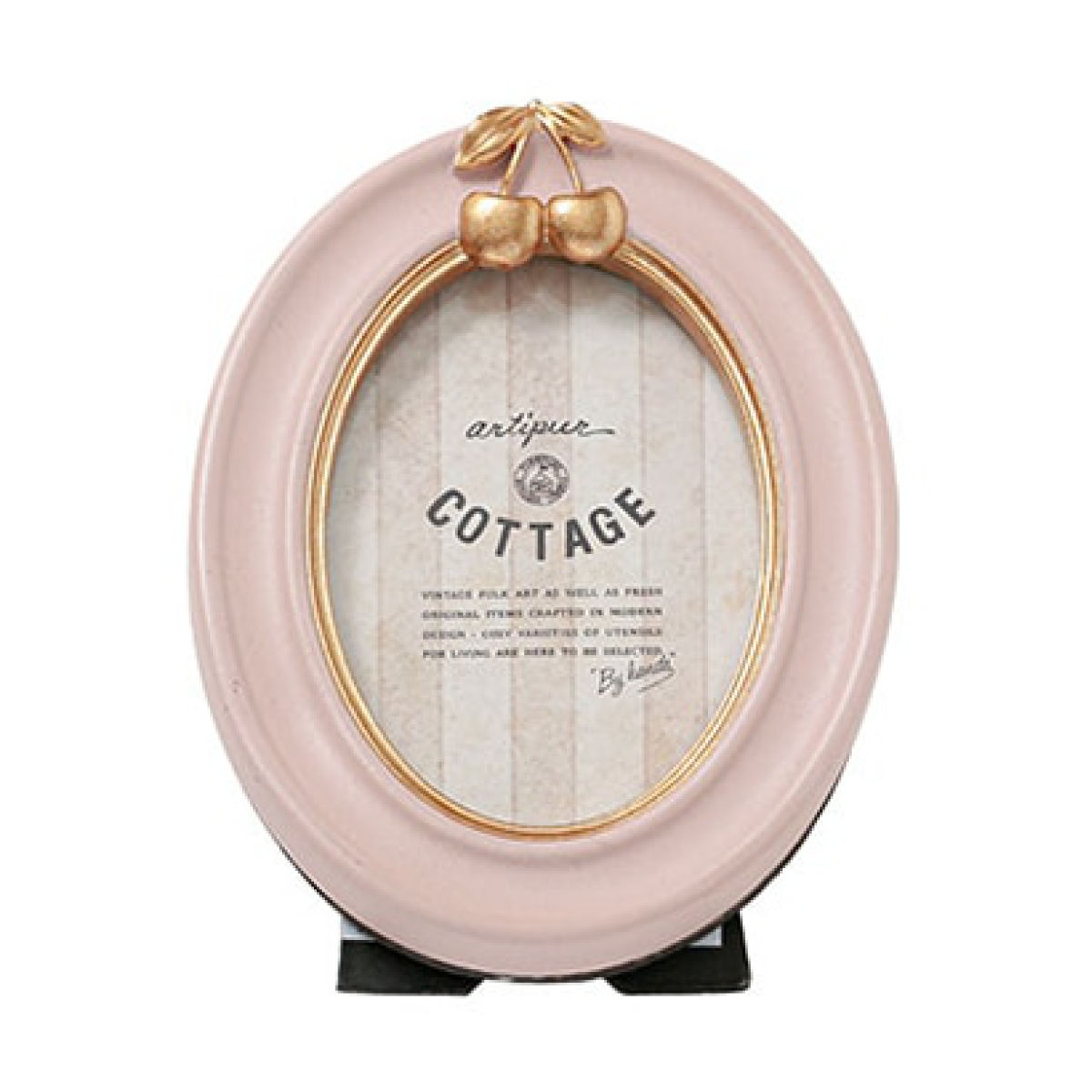 フォトフレーム チェリーオーバルフォトフレーム レジン （ 写真立て