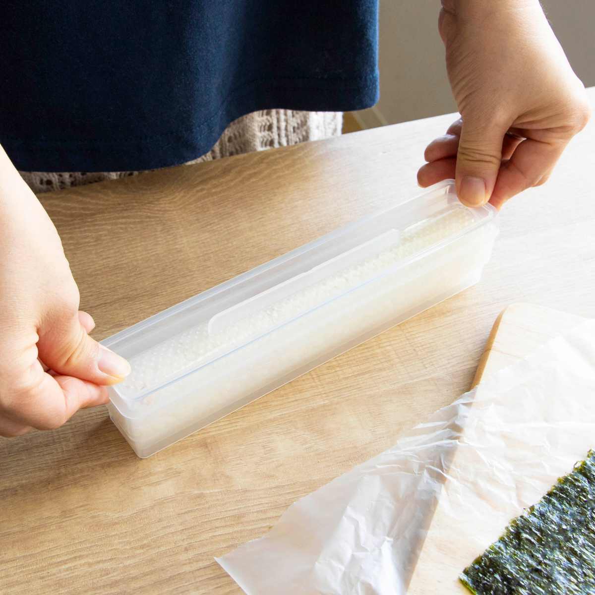 パール金属 寿司桶 おウチで楽しい プラスチック 四種の彩り寿司セット