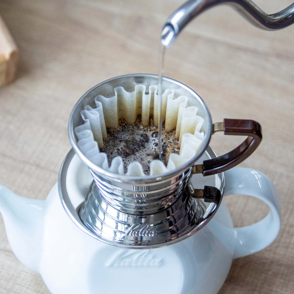 カリタ　ドリッパーセット Kalita（カリタ） ドリッパー MI 155 （ 1〜2人用 日本製 陶器 美濃焼