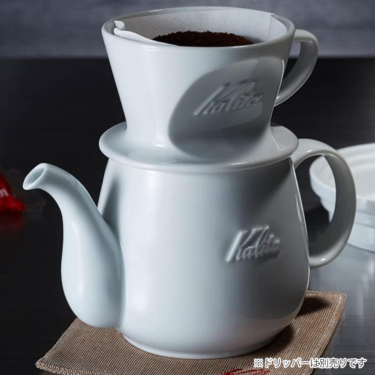 Kalita（カリタ） HA コーヒーポット 600ml S （ 波佐見焼 日本製 磁器