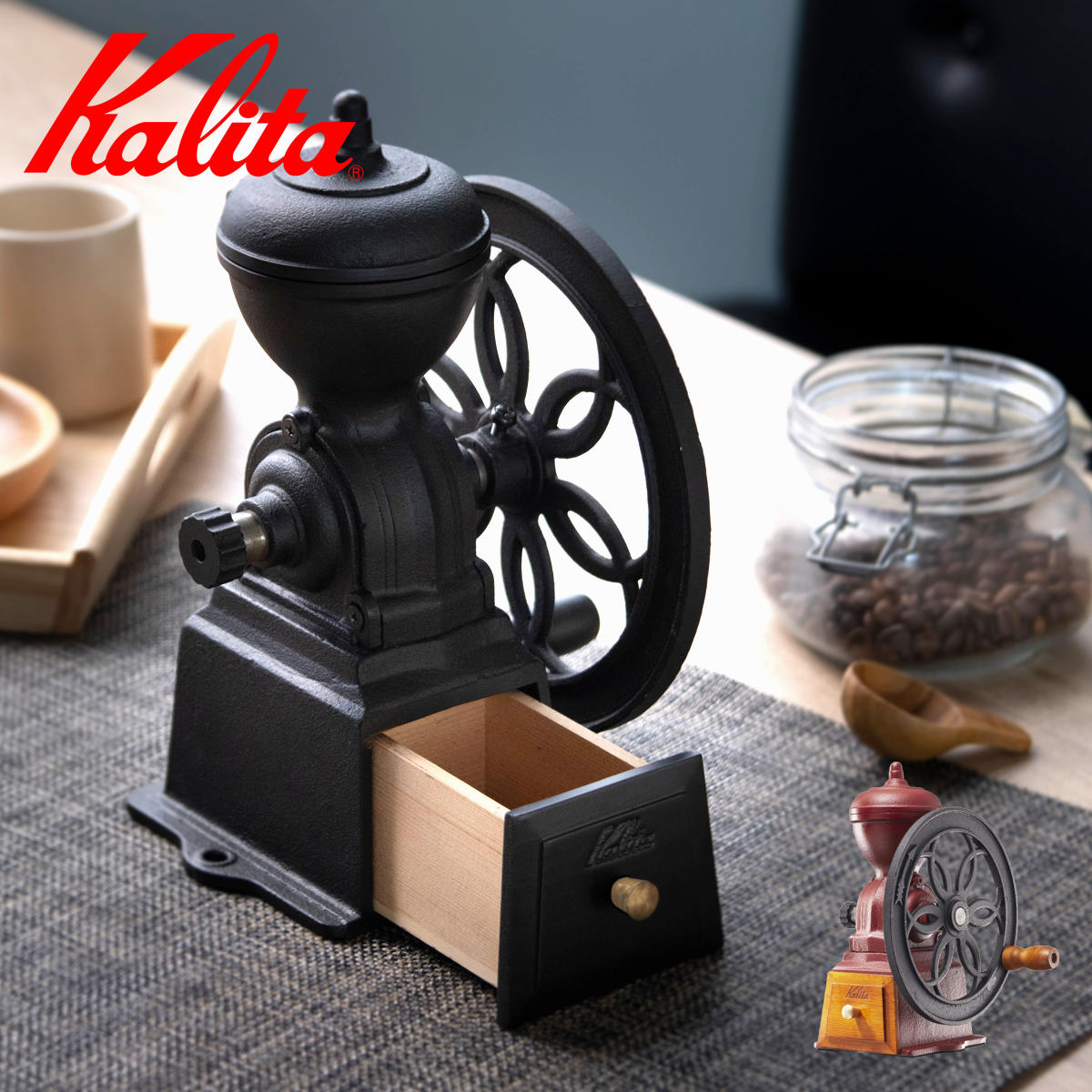 Kalita（カリタ） コーヒーミル ダイヤ ミル N （ 日本製 手挽き 