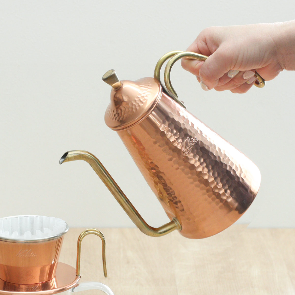 Kalita（カリタ） コーヒーケトル 700ml ドリップポット スリム 700CU
