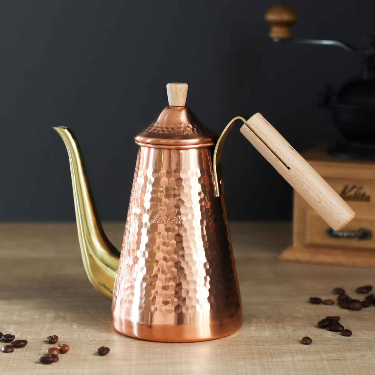 Kalita（カリタ） コーヒーケトル 700ml ドリップポット スリム 700CUW