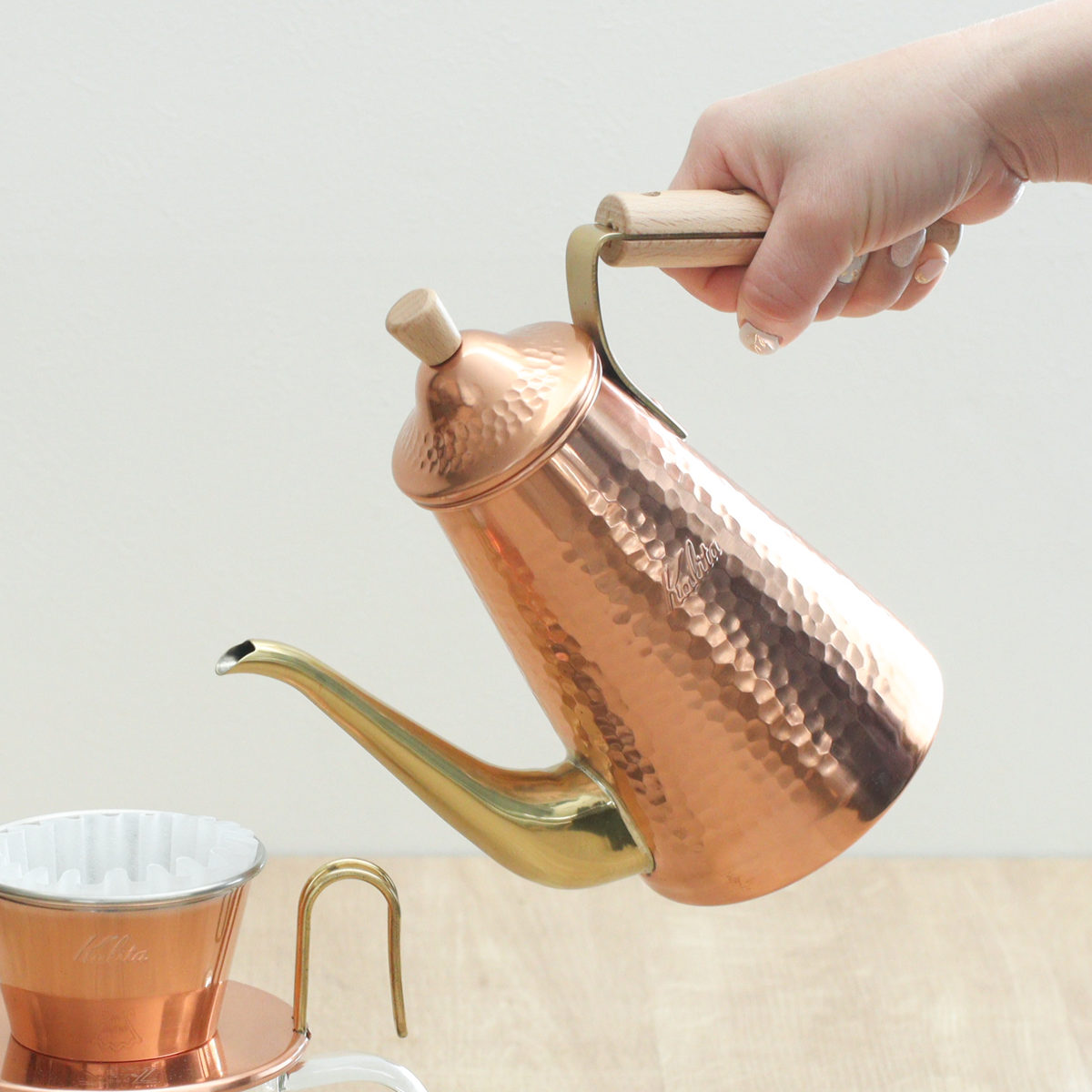 Kalita（カリタ） コーヒーケトル 700ml ドリップポット スリム 700CU
