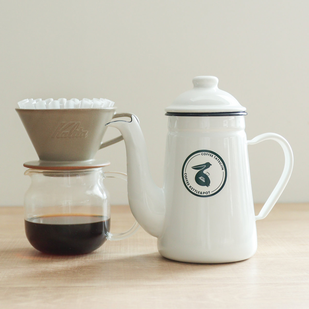 Kalita（カリタ） コーヒーケトル 1L コーヒー達人・ペリカン