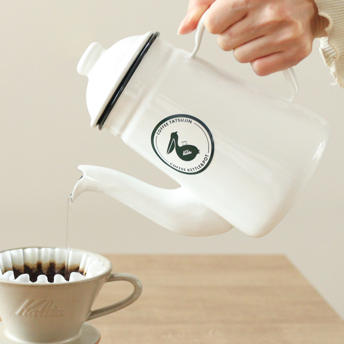 Kalita（カリタ） コーヒーケトル 1L コーヒー達人・ペリカン