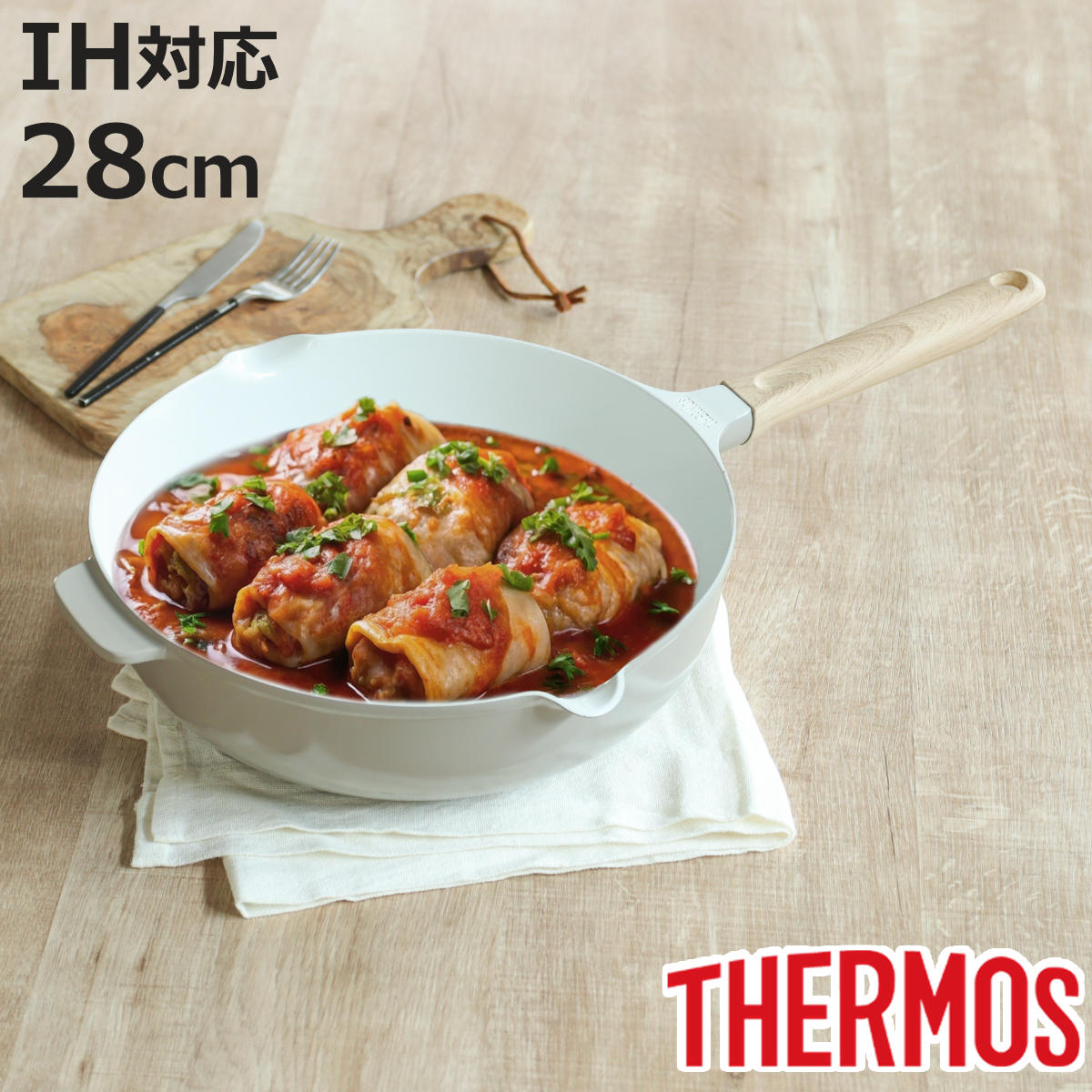 フライパン 27cm IH対応 キングデンジ 中尾アルミ 業務用 （ ガス火