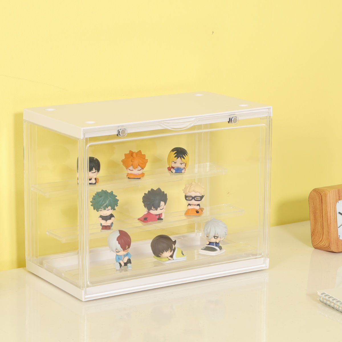 超お得‼️フェリーチェ キュート リッチホワイト　アクリル透明ケース　24個 アクリル ケース（不二貿易）のおすすめ人気商品一覧 通販 - Yahoo