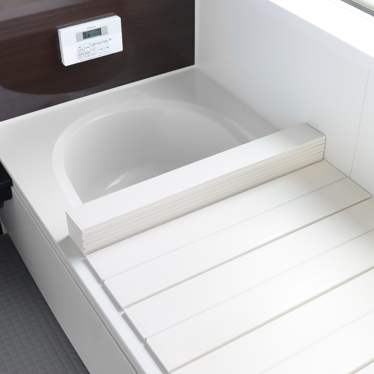 オーエ（OHE） 特典付き 風呂ふた 折りたたみ 防カビ 80×140cm 用 W14