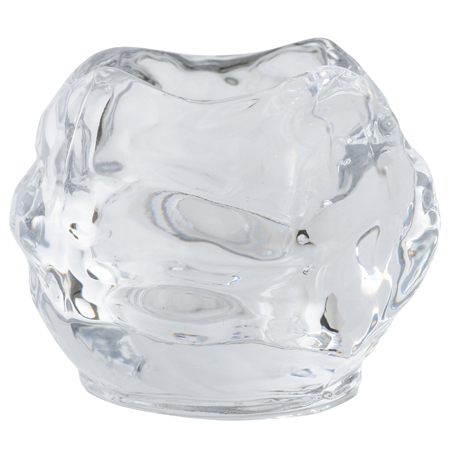 カメヤマキャンドル キャンドルホルダー ロックアイス ガラス製