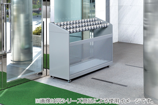 （法人限定） 傘立て 業務用 30本立て 鍵付 アンブラーNLB （ アンブレラスタンド 傘スタンド 鍵付き ロック式 かさ立て コンドル 山崎産業 ）の画像